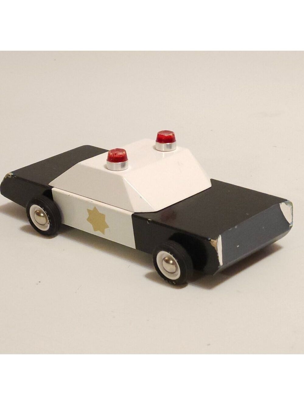 Candylab Kids' Favorite Wooden Play Vehicles Police Car